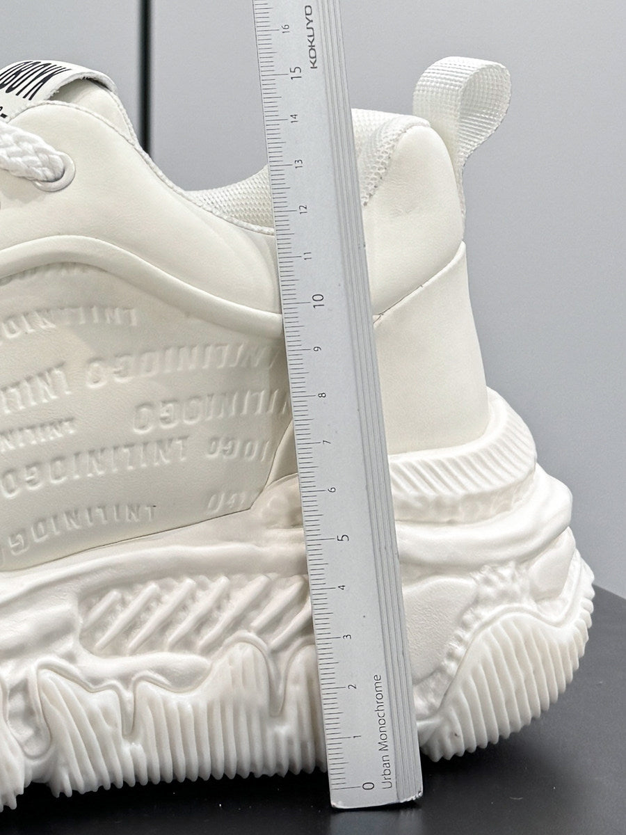 Shell Toe Embossed Chunky Sole Sneakers WN24665