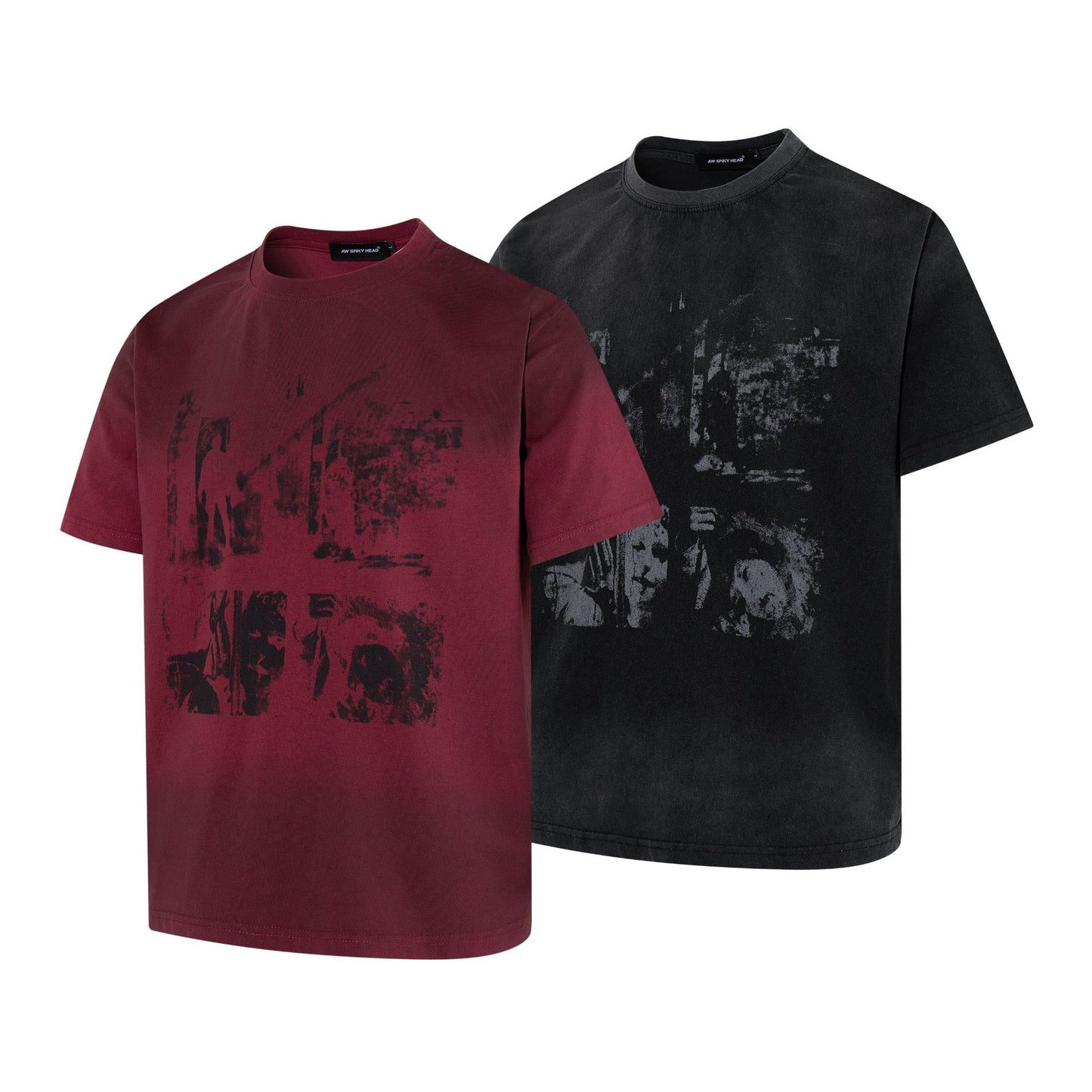 Graffiti Print Short Sleeve T-Shirt WN25686