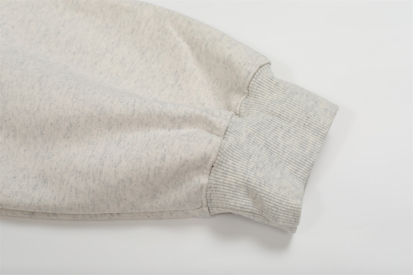 Suede Half-Zipper Pullover Hoodie WN11499