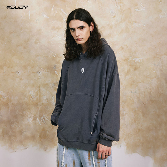 Washed Pullover Hoodie WN12530