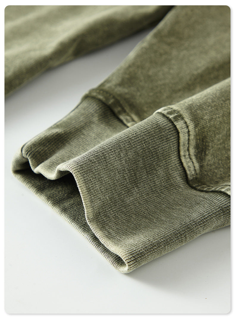 Oversize Washed Long-sleeve t-shirt WN6053