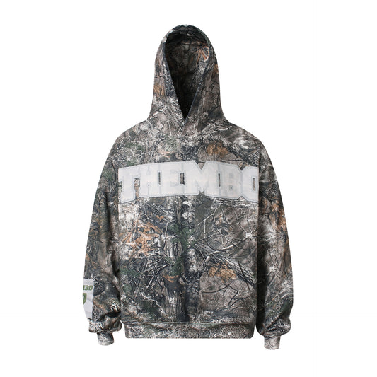 3D Leaf Camouflage Print Hoodie WN11430