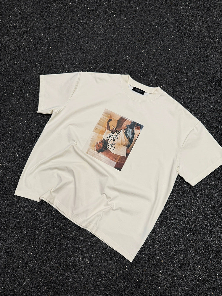 Portrait Print Short Sleeve T-Shirt WN17672