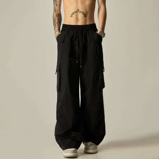 Quick Drying Wide Leg Cargo Pants WN7741