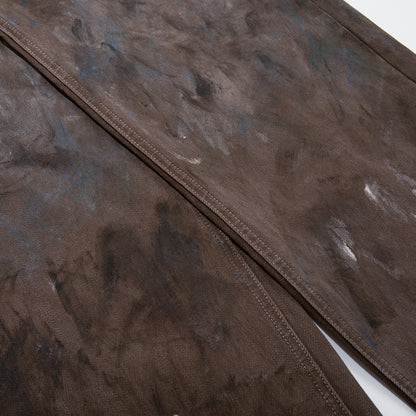 Paint Graffiti Washed Wide Leg Denim Jeans WN23046