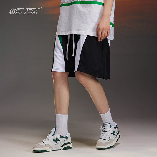 Mesh Patchwork Oversize Short Pants WN12351