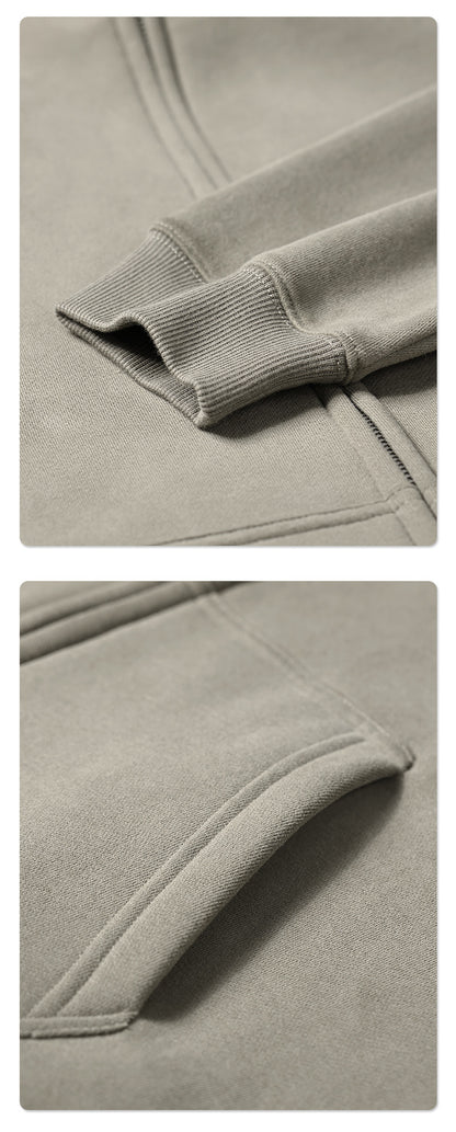 Oversize Heavyweight Zipper Hoodie & Heavyweight Sweatpants Setup WN6640