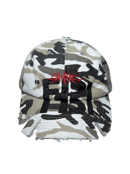Camouflage Thorn Damage Curved-Brim Cap WN21142