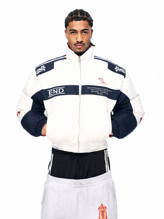 Reversible Stand Neck Padded Jacket WN22165