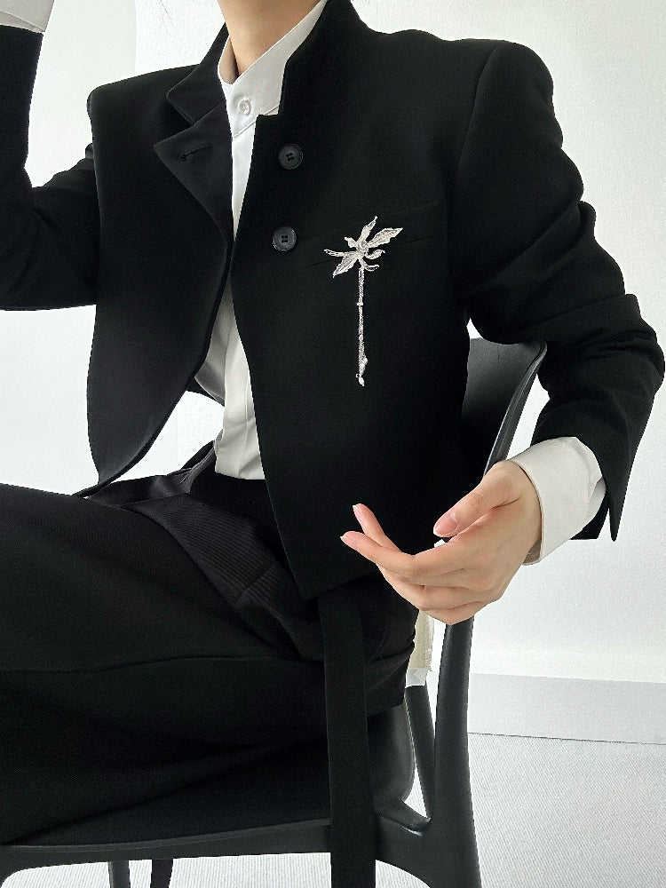 Silver Tassel Brooch WN19653