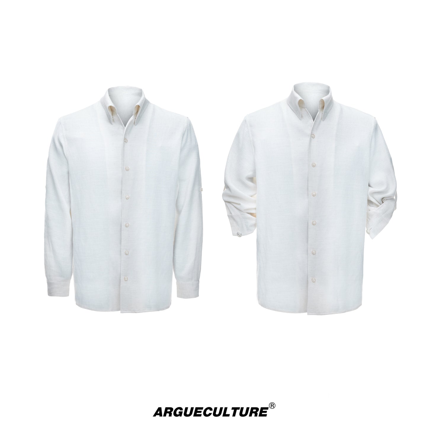 Textured Linen Breathable Oversize Long Sleeve Shirt WN27016