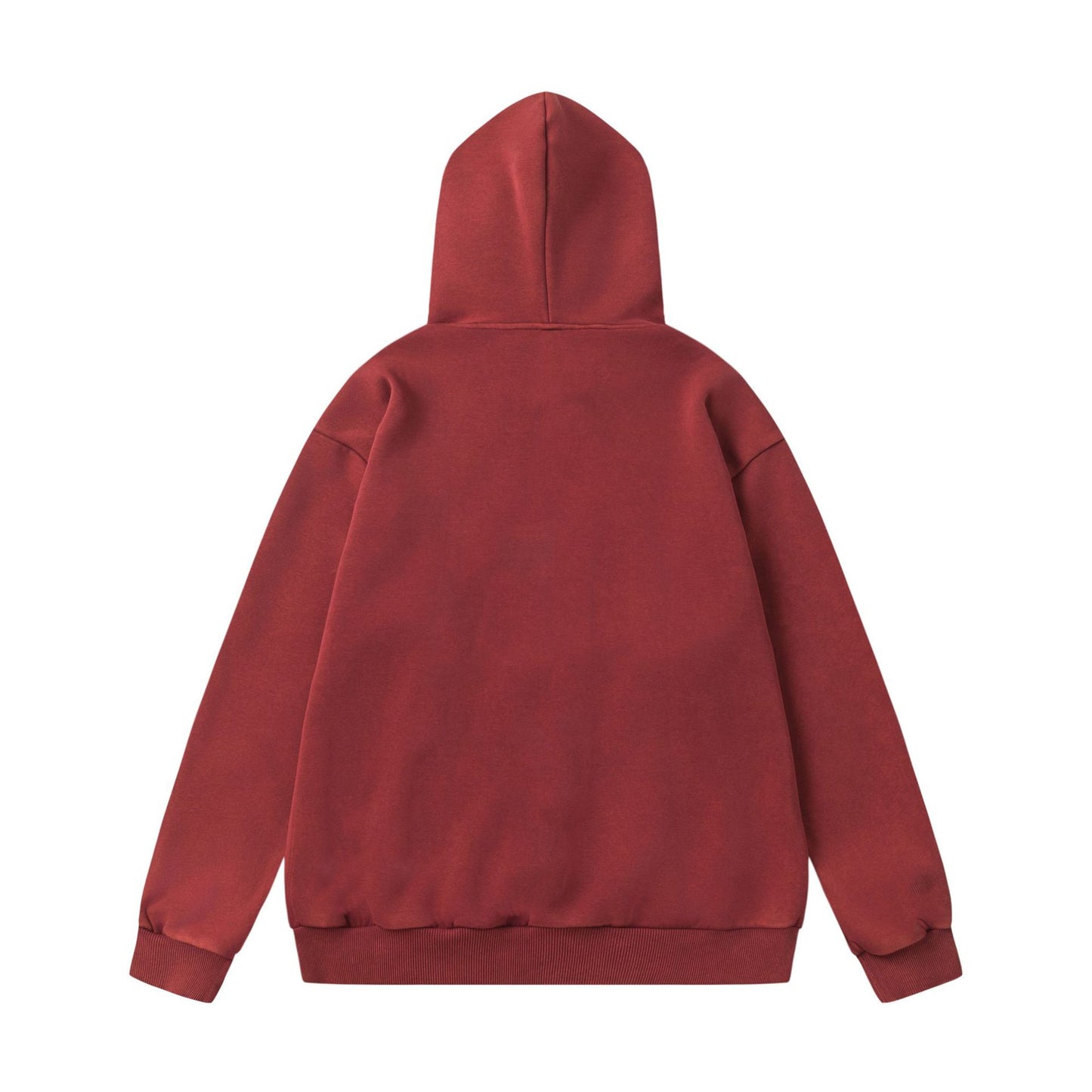 Washed Letter Print Hoodie WN25506