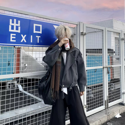 Padded Oversize Zipper Jacket WN19891