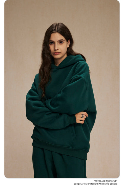 Oversize Plain Hoodie WN9968