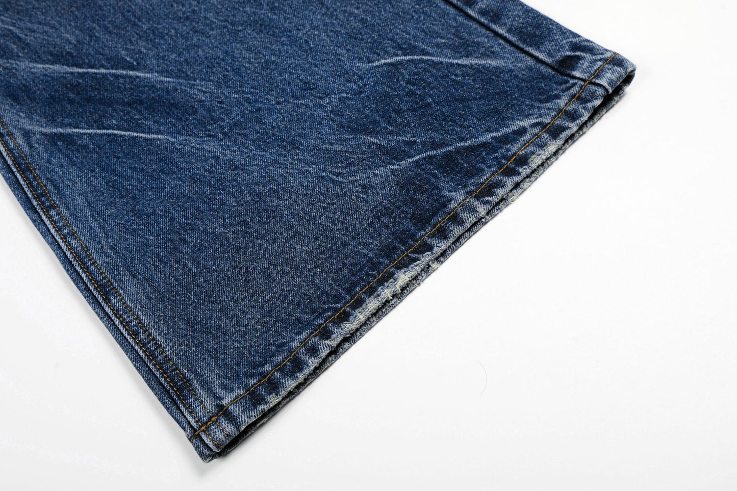 Washed Whiskers Flare Denim Jeans WN25832