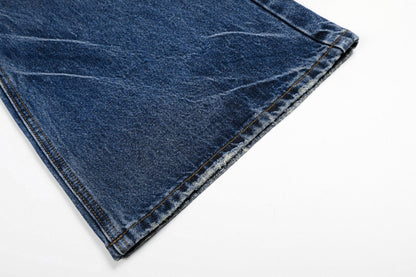 Washed Whiskers Flare Denim Jeans WN25832