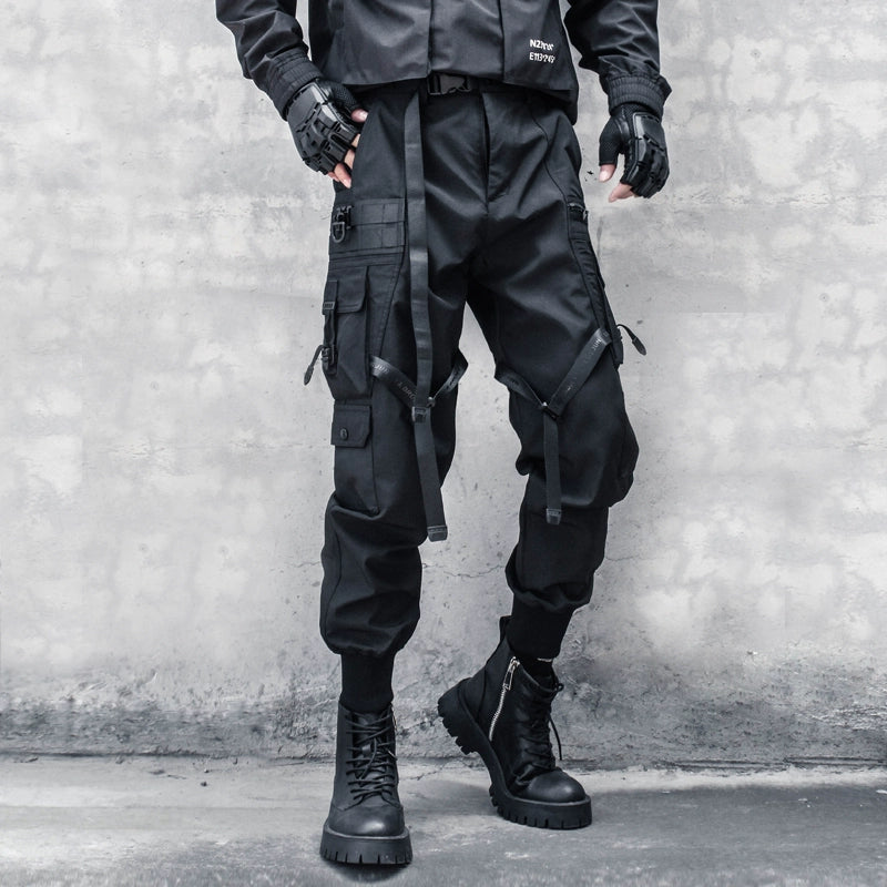 Tactical Multi-Pocket Cuffed Cargo Pants WN22468