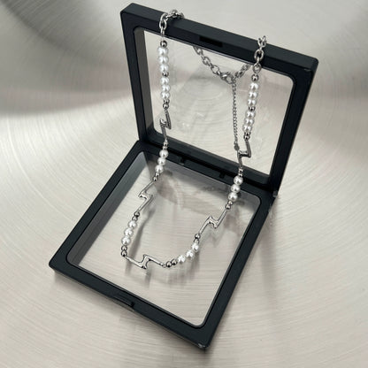 Irregular Lightning Pearl Necklace WN19210