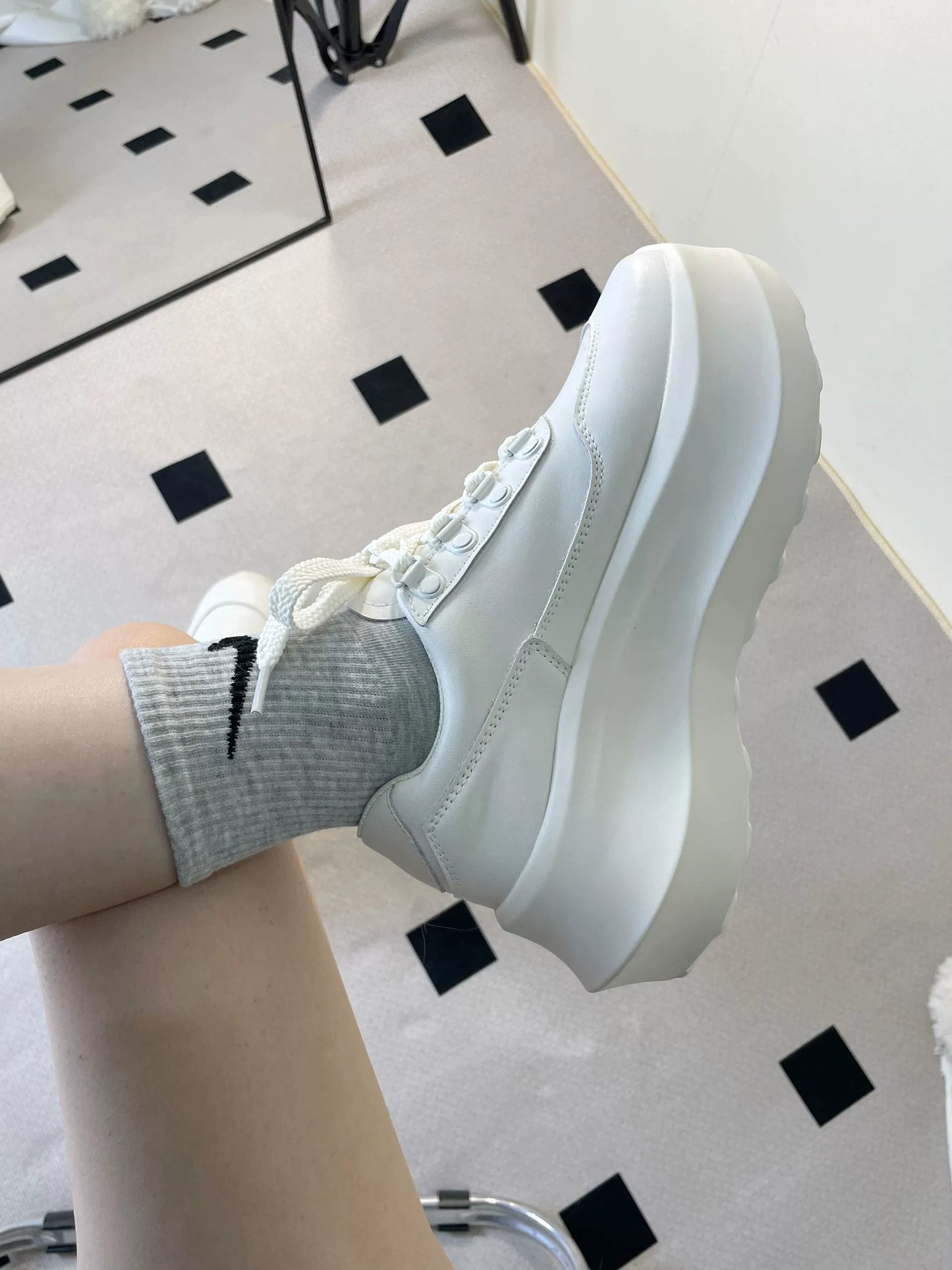 Chunky Sole Platform Derby Dad Sneakers WN20772