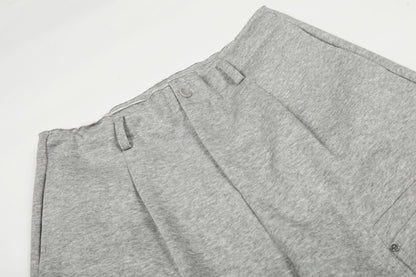 Deconstruction Irregular Curved Seam Wide Leg Sweatpants WN25834