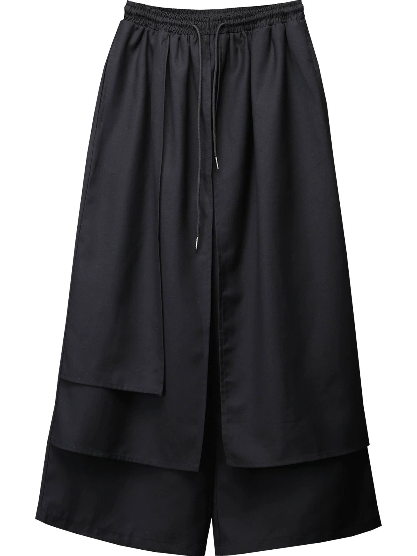 Fake Layered Deconstruct Wide Leg Pants WN22493