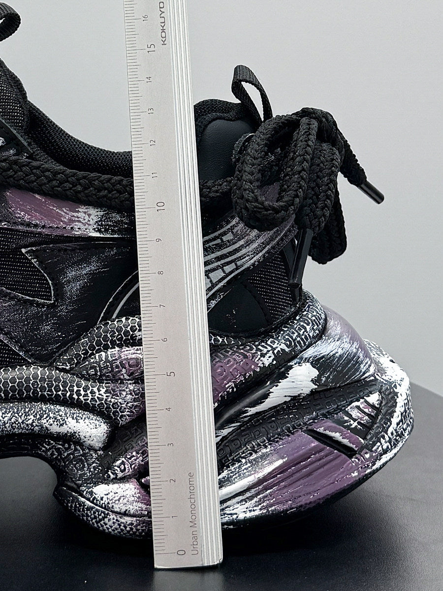 Paint Splash Air Sole Chunky Sole Sneakers WN24645