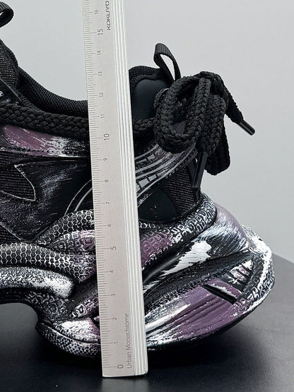 Paint Splash Air Sole Chunky Sole Sneakers WN24645