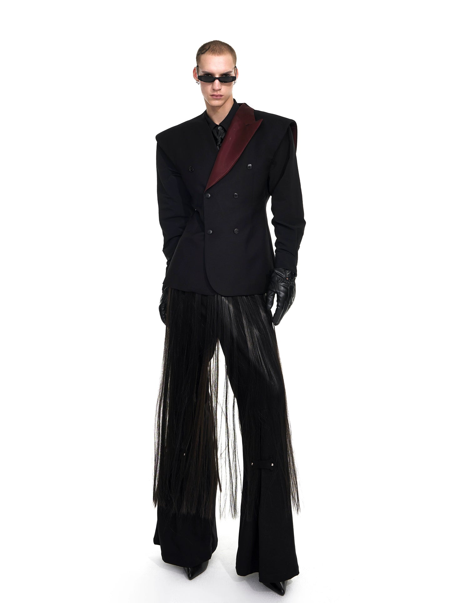 Double-Breasted Sleeveless Tailored Jacket WN20928