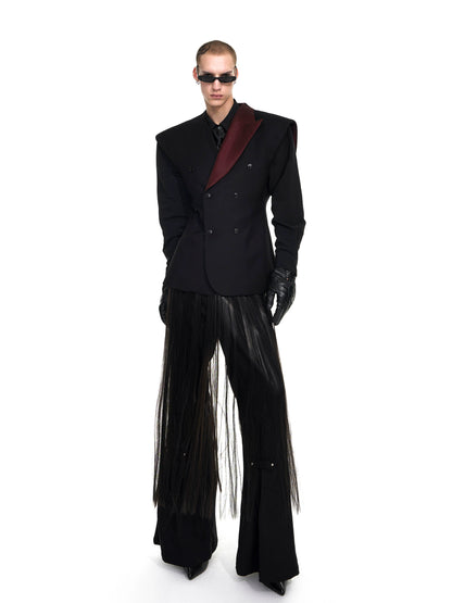 Double-Breasted Sleeveless Tailored Jacket WN20928