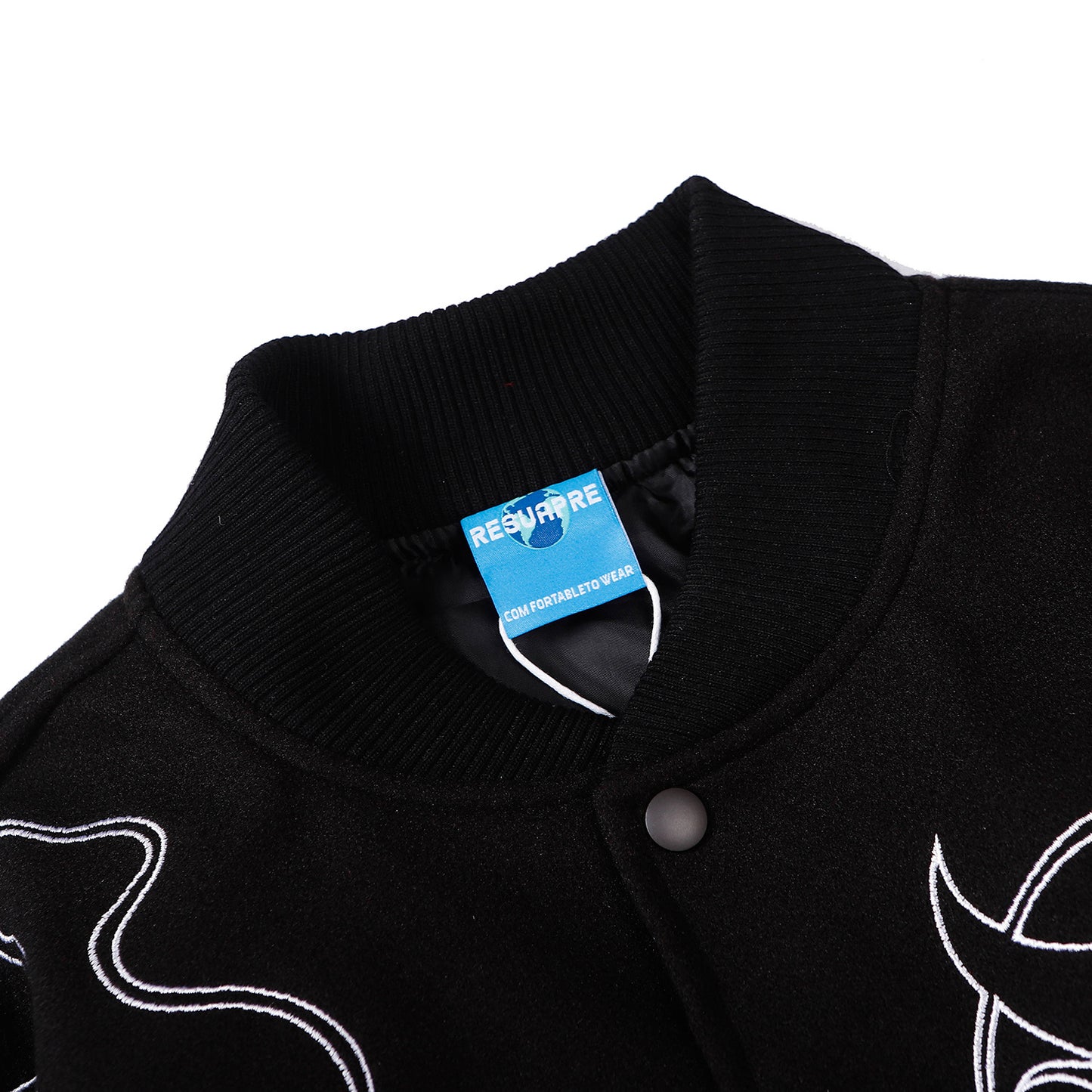 Graffiti Embroidery Baseball Jacket WN11133