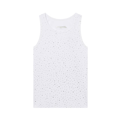 Studs Rhinestone Tank Top WN25551