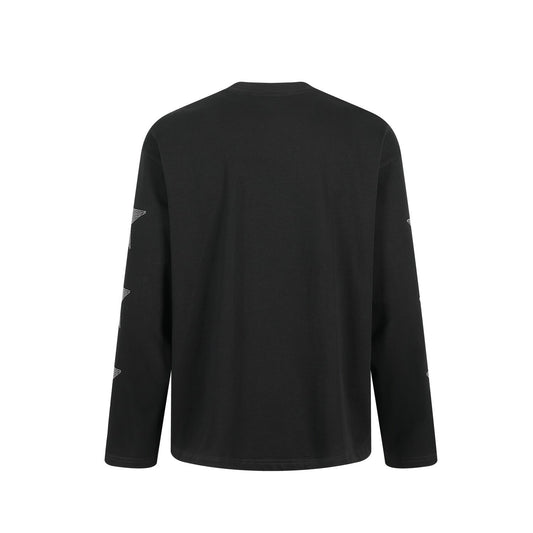 Star Rhinestone Letter Long Sleeve T-Shirt WN25591