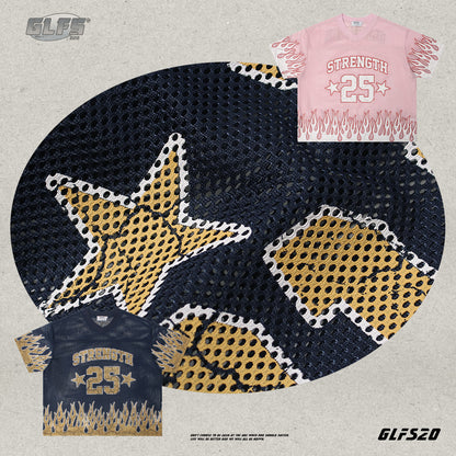 Flame Sports Letter Print Short Sleeve Shirt WN26484
