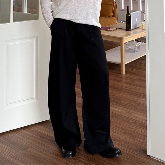 Pleats Wide Leg Trousers WN24993