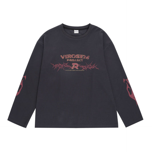 Oversize Versatile Long Sleeve T-Shirt WN13019