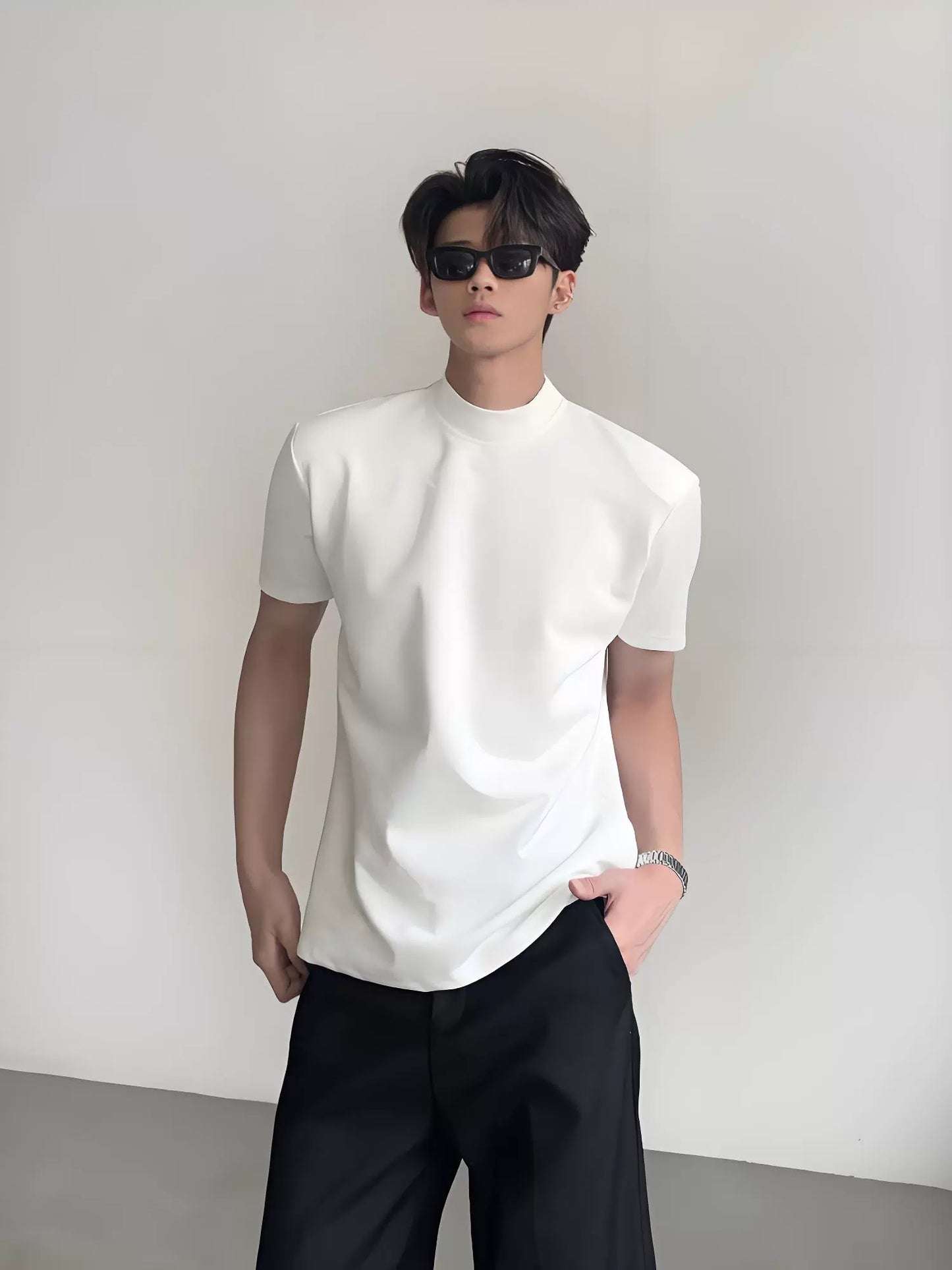 Structured Shoulder Heavyweight Short Sleeve T-Shirt WN20043