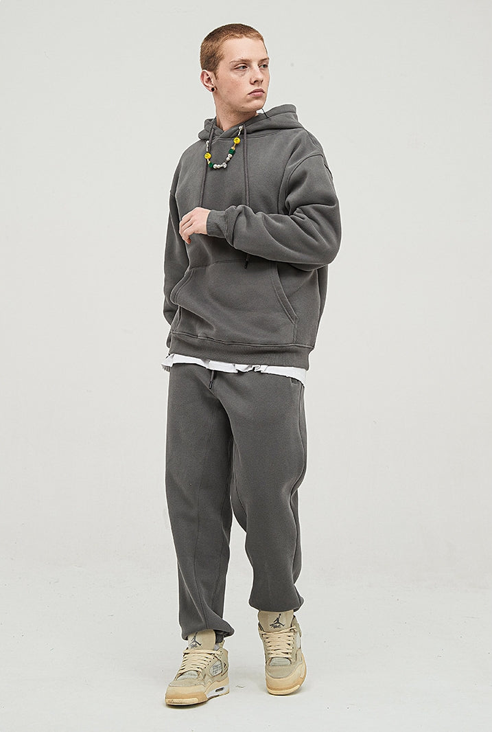 Fleece Linning Oversize Hoodie & Fleece Linning Sweatpants WN9945-K2