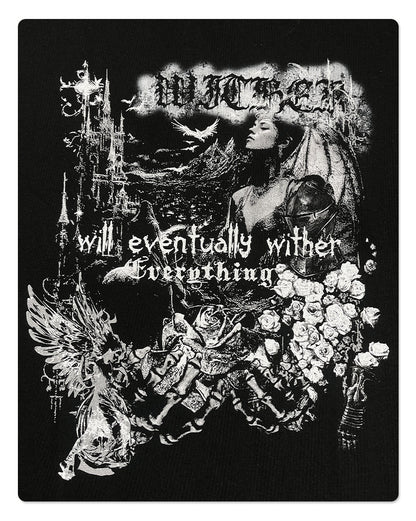 Graphic Print Oversize Short Sleeve T-Shirt WN16264