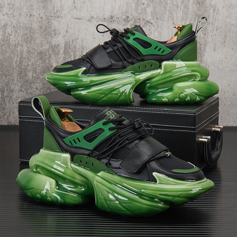 Strap Panel Air Sole Chunky Sole Sneakers WN24651