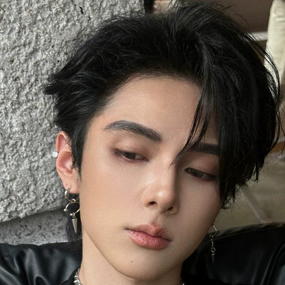 WN25094 Yang Yifan, trendy brand, personality, fashion, trendy earrings, hip-hop street dance, street hipsters, earrings, men's and women's earrings, jewelry WN25094