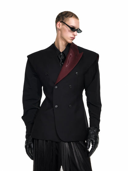 Double-Breasted Sleeveless Tailored Jacket WN20928