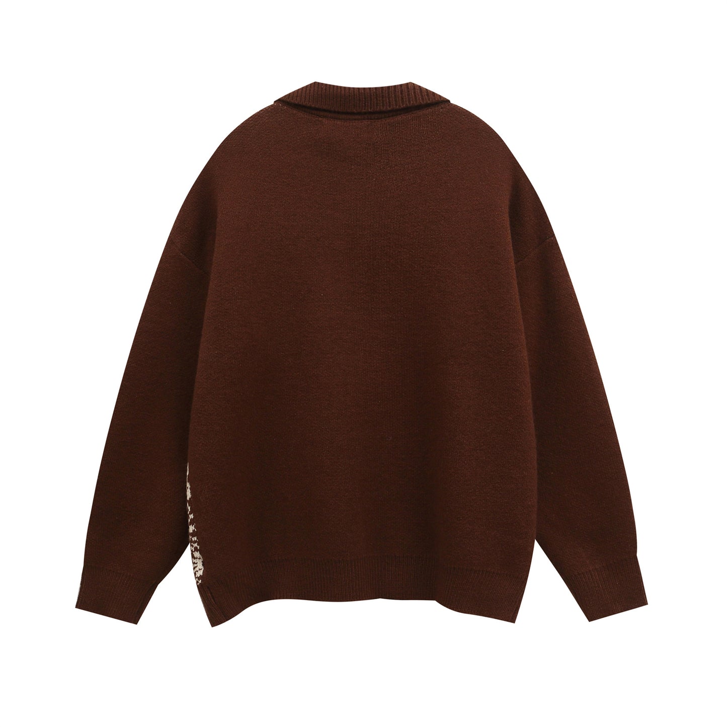 Polo Oversize Knit Sweater WN11441