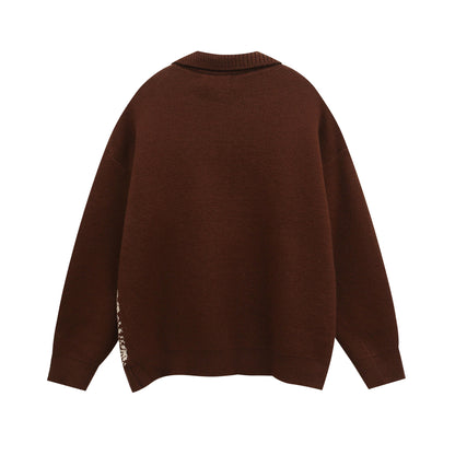 Polo Oversize Knit Sweater WN11441