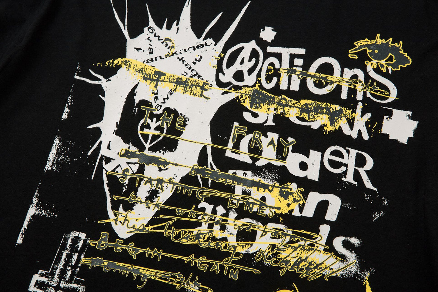 Fake Layered Paint Graphic Long Sleeve T-Shirt WN26159