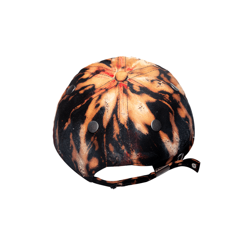 Tiger Print Tie-Dye Irregular Graffiti Design Cap WN21104