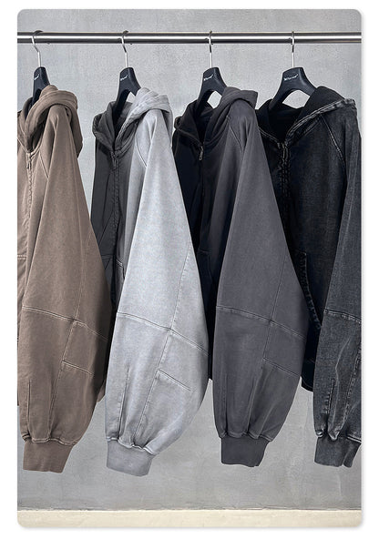 Oversize Zipper Hoodie WN23119