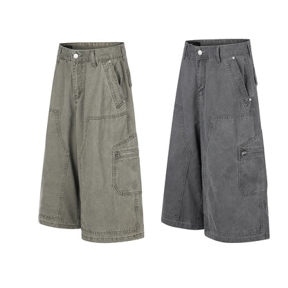 Washed Cargo Half Pants WN25488