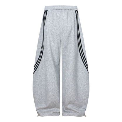 Deconstruction Curved Leg Wide Leg Sweatpants WN26160