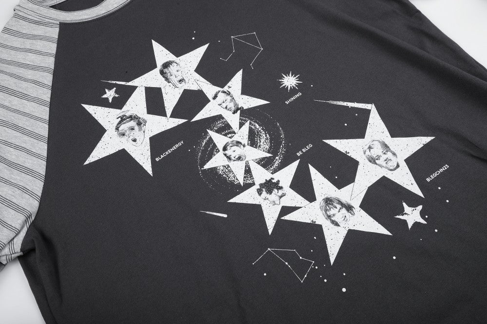 Star Graphic Raglan Long Sleeve T-Shirt WN27991