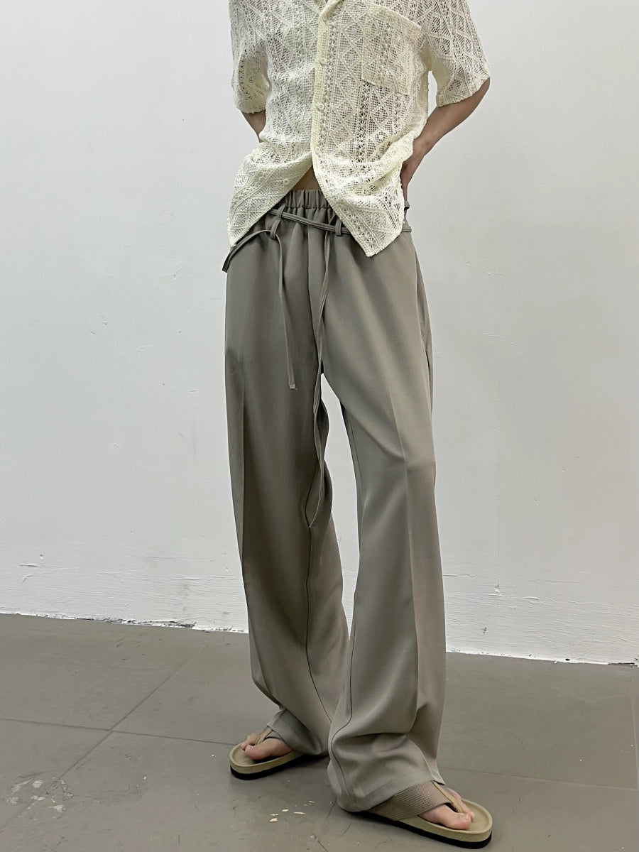 High Waist Wide-leg Trousers WN7348